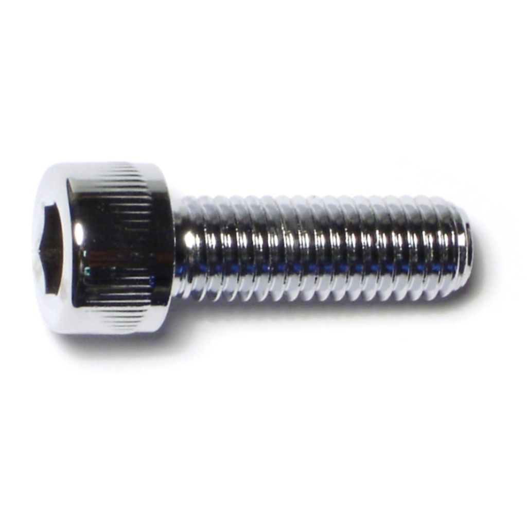 10mm-1.5x 30mm Knurl Sockt Chrm