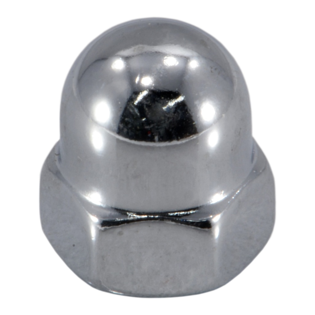 6mm-1.00 Acorn Nut Chrome