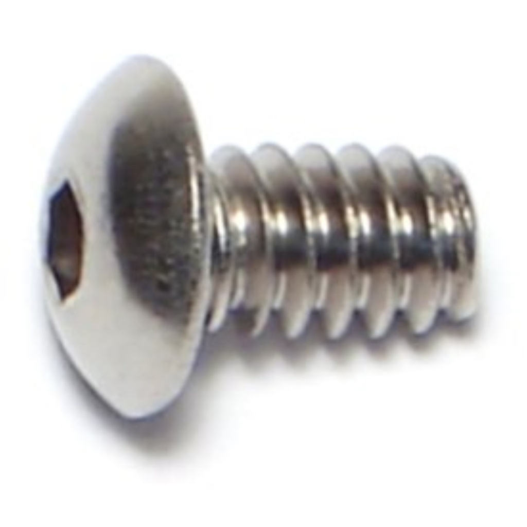 6-32 x 1/4 Button Socket SS