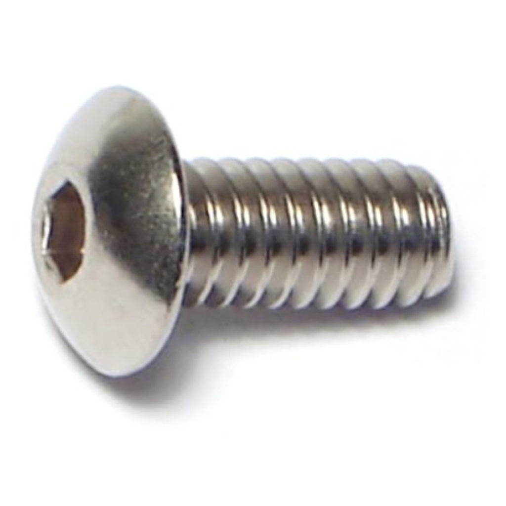 8-32 x 3/8 Button Socket SS