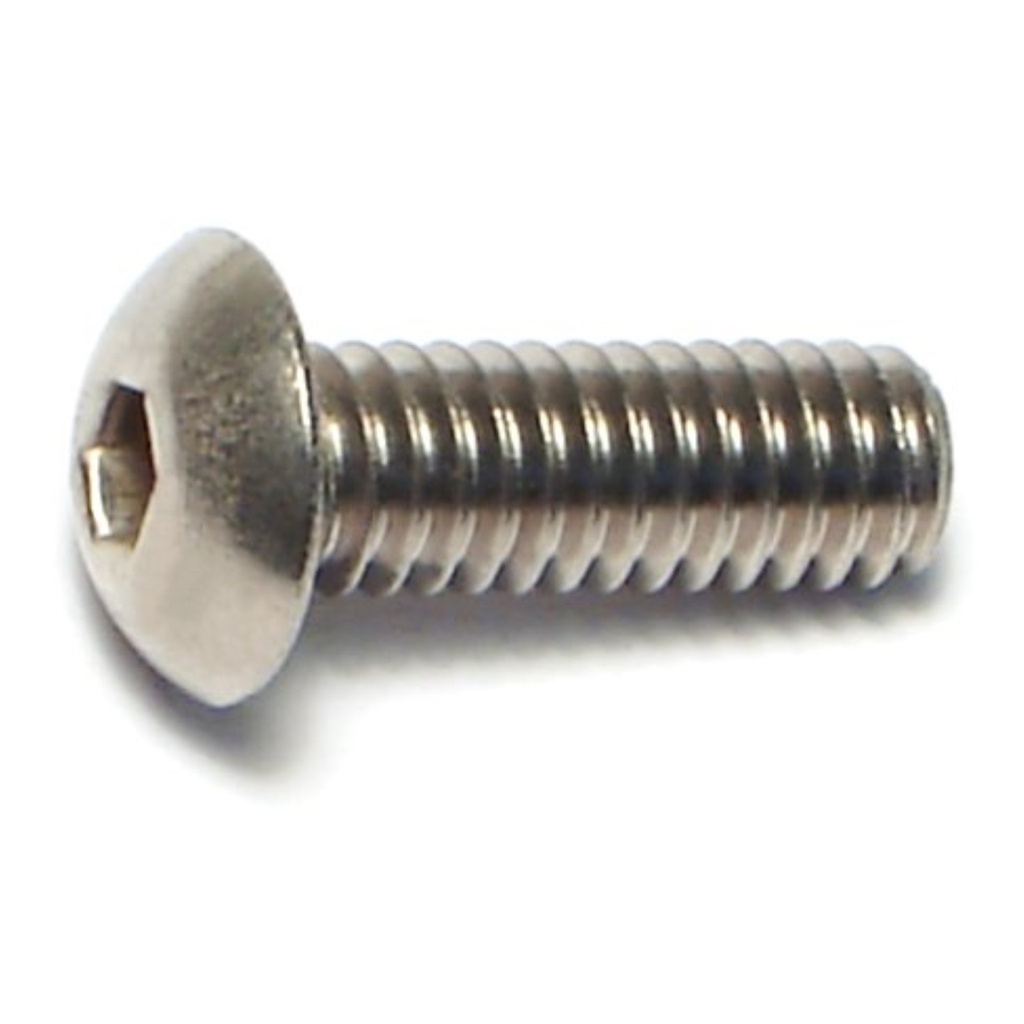 8-32 x 1/2 Button Socket SS