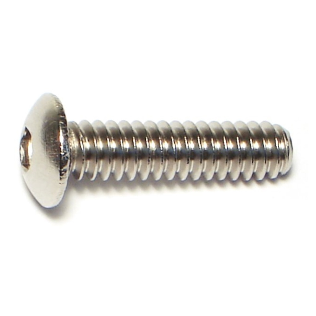 10-24 x 3/4 Button Socket SS