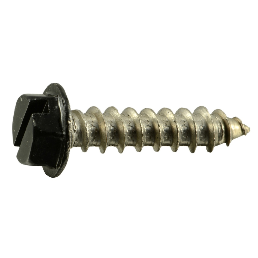 8 x 3/4 Hex SMS SS Black