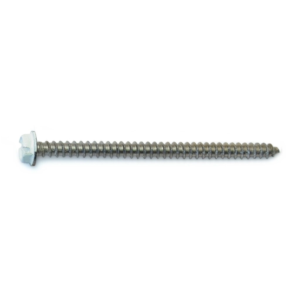 8 x 2-1/2 Hex SMS SS White