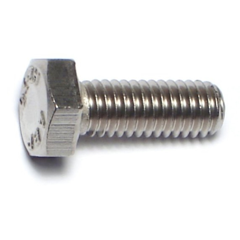 6mm-1.0 x 16mm Hex Cap Screw SS