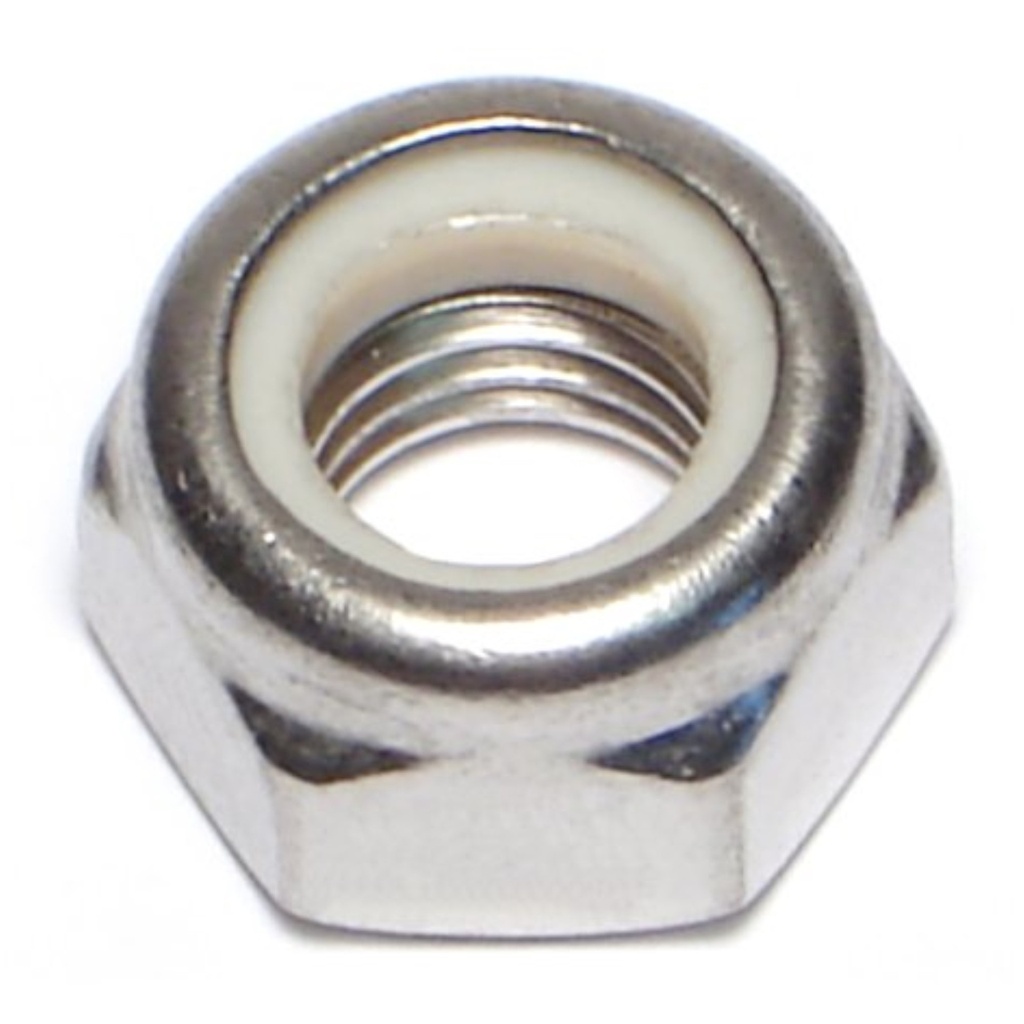 12mm-1.75 Nyln Lock Nut SS