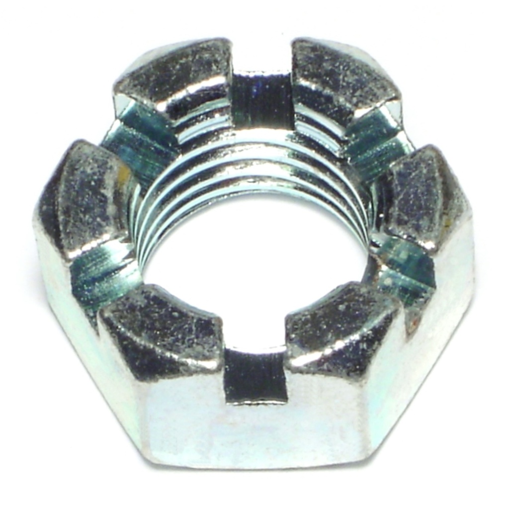7/8-9 Slotted Hex Nut
