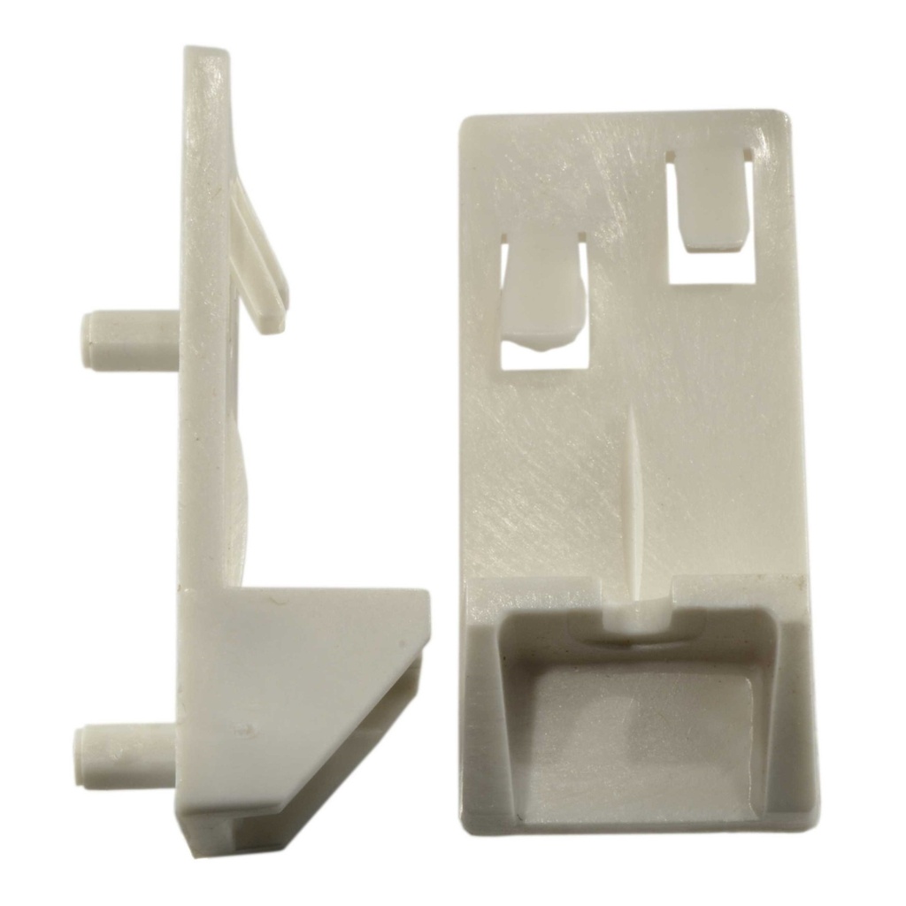 5mm Dual Stem HD Shelf Supp Wh