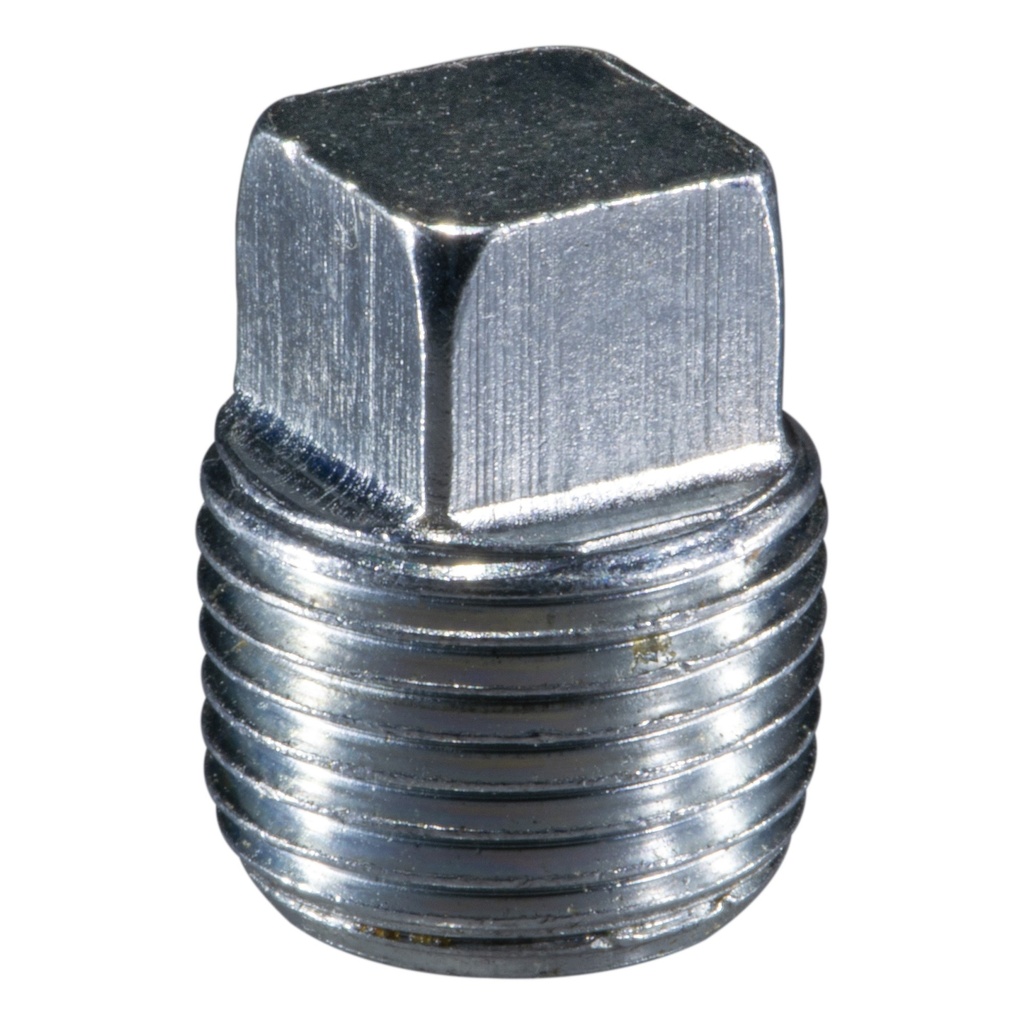 3/8 IP Sq Pipe Plug Stl