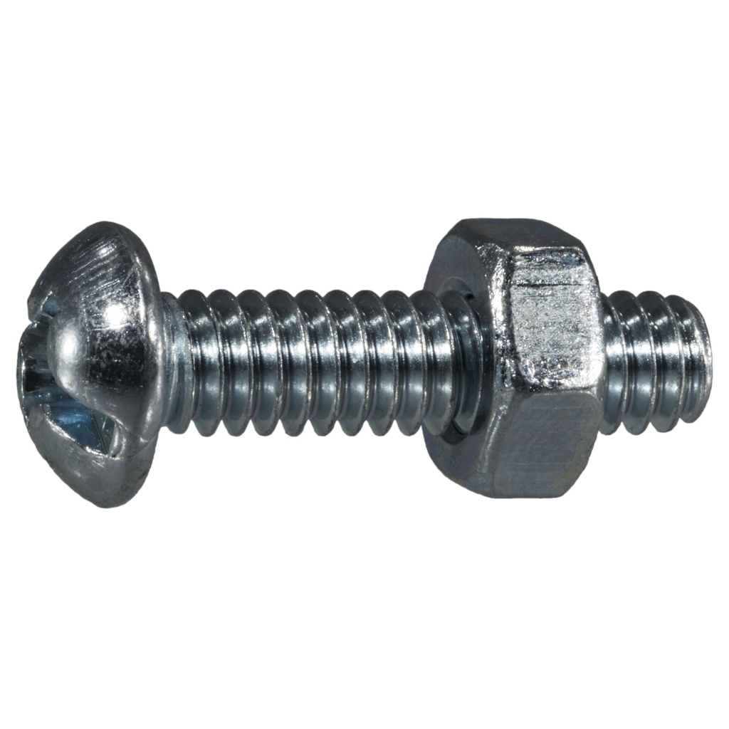 1/4-20 x 1Combo Rd Mach Zn