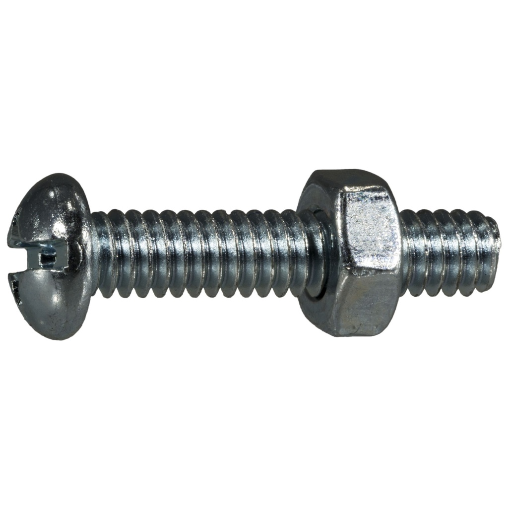 1/4-20 x 1-1/4Combo Rd Mach Zn