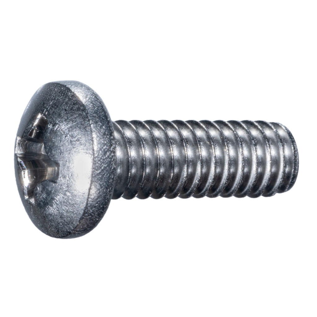 1/4-20 x 3/4 Ph Fl MS 316 SS