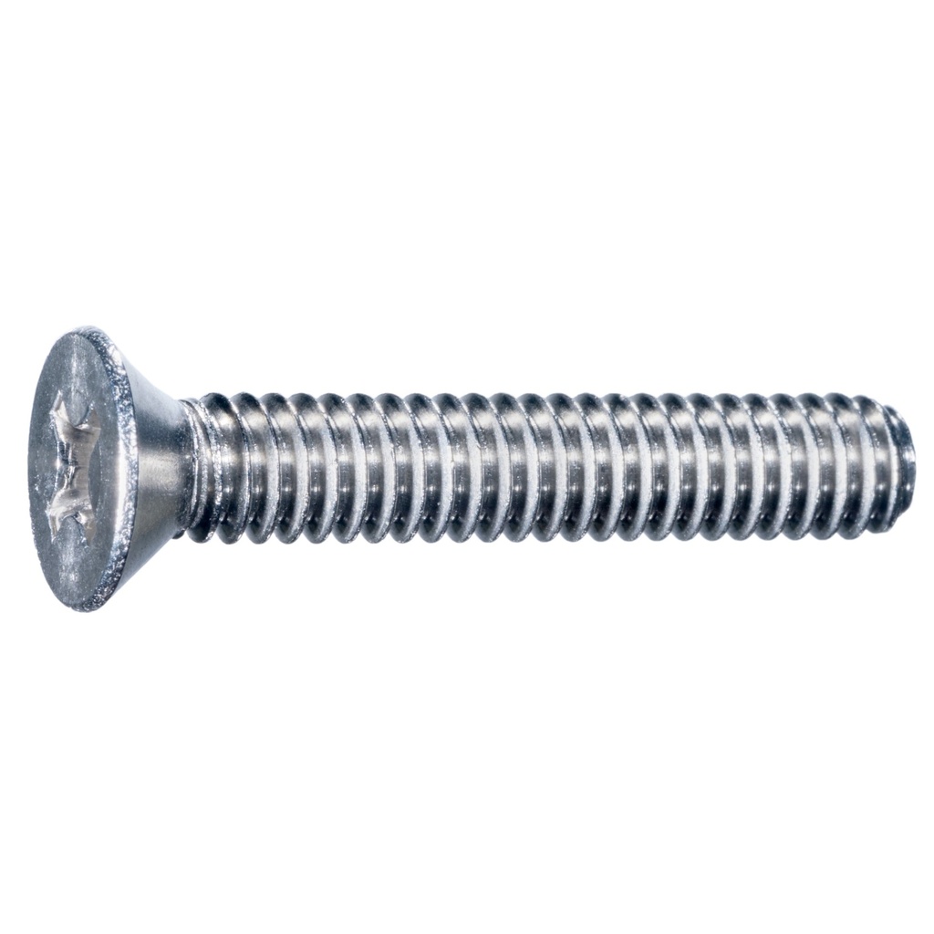 1/4-20 x 1-1/2 Ph Fl MS 316 SS