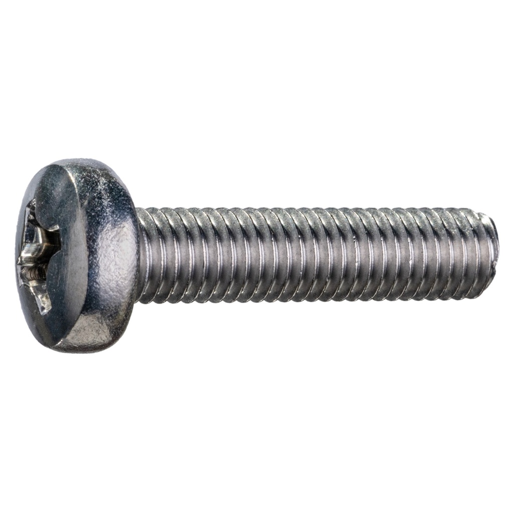8mm-1.25x40mm Phil Pan MS SS