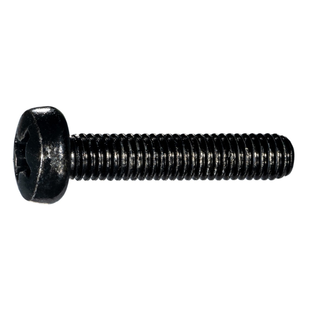 6mm-1.0 x 30mm Ph Pan MS Blk Zn