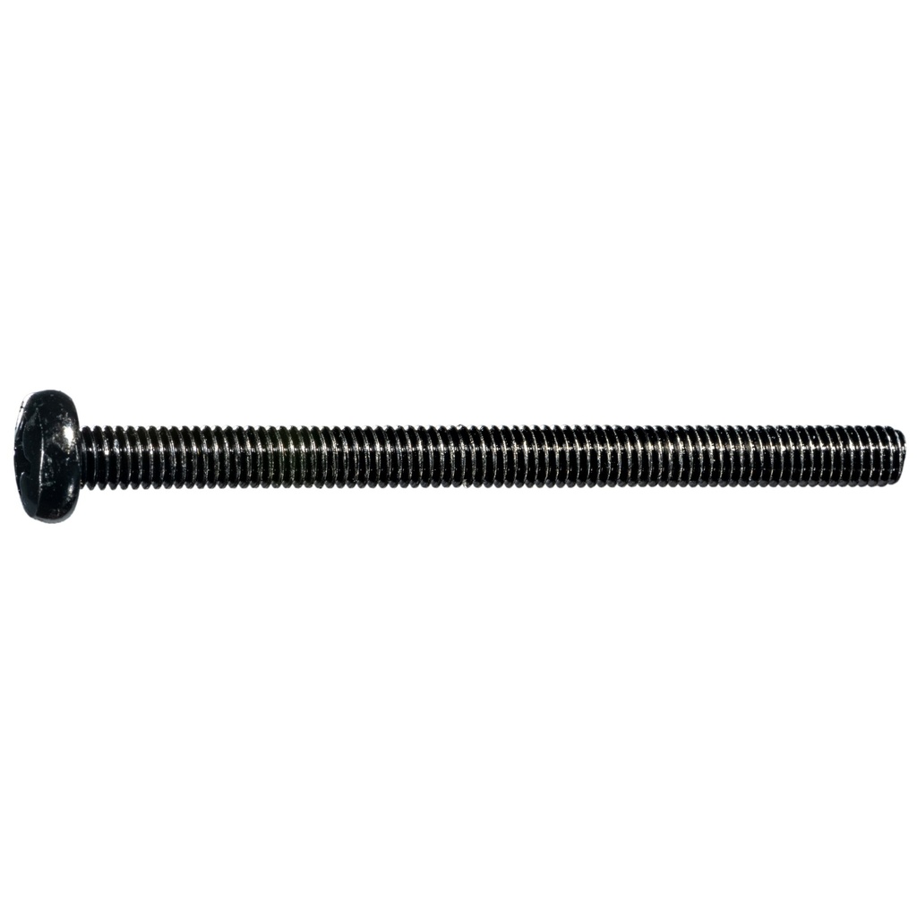 6mm-1.0 x 60mm Ph Pan MS Blk Zn