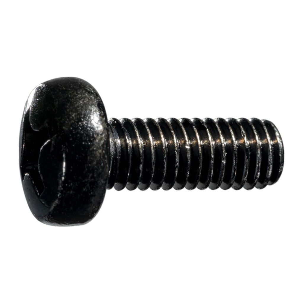 6mm-1.0 x 80mm Ph Pan MS Blk Zn