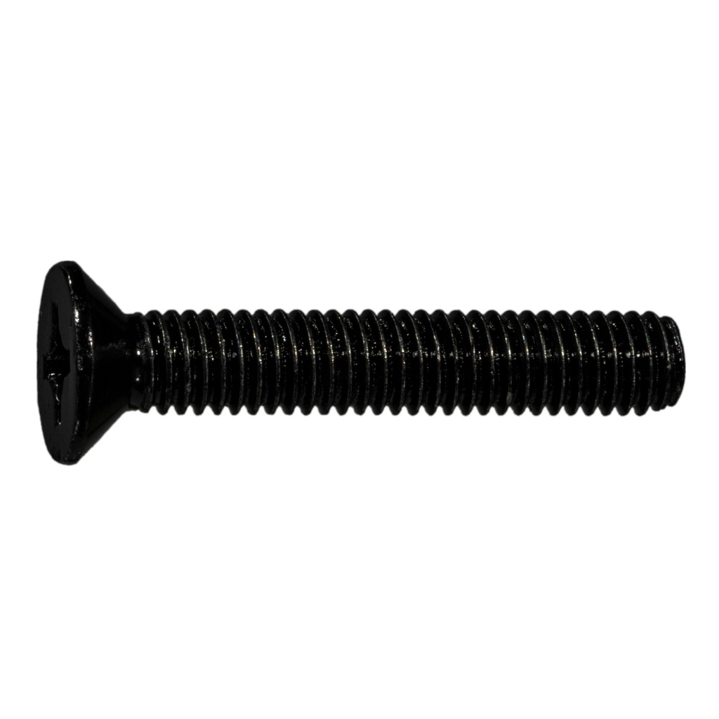6mm-1.0 x 35mm Ph Flt MS Blk Zn