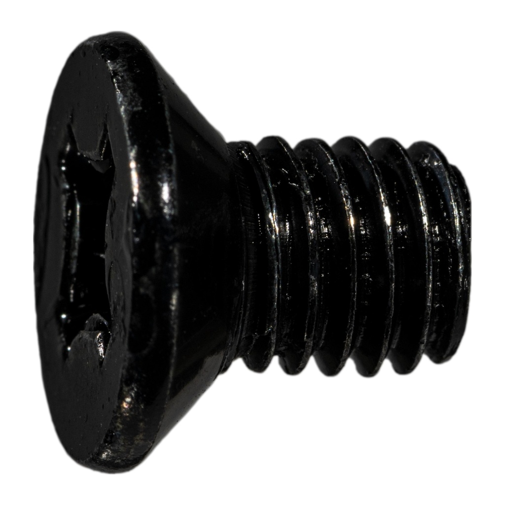 8mm-1.25 x12mm Ph Flt MS Blk Zn