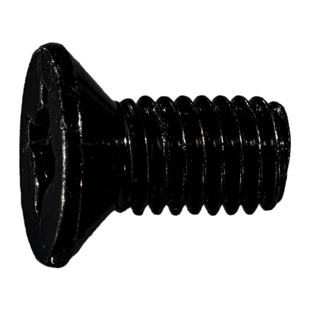8mm-1.25 x16mm Ph Flt MS Blk Zn
