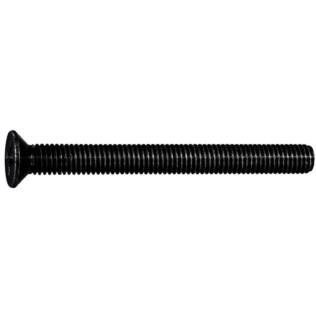8mm-1.25 x80mm Ph Flt MS Blk Zn