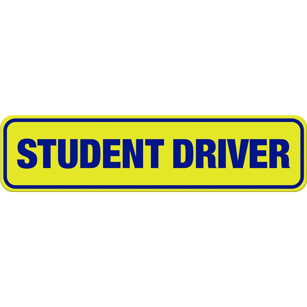 STUDENT DRIVER MAGNET
