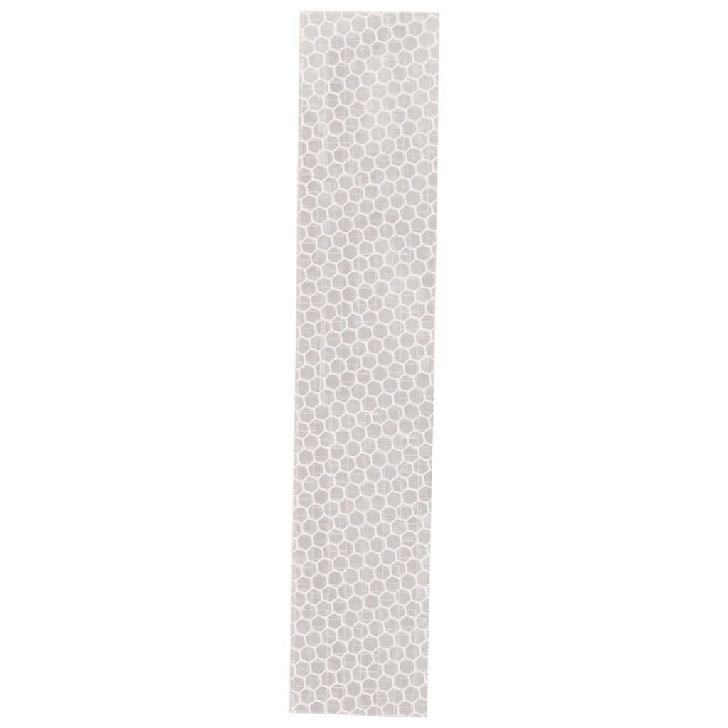 WHITE REFL SAFETY TAPE STRIPS