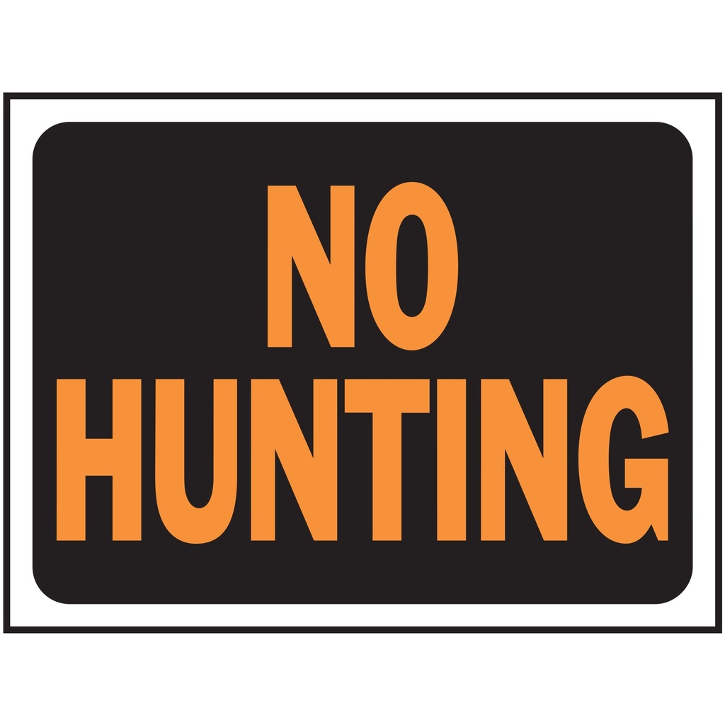 NO HUNTING