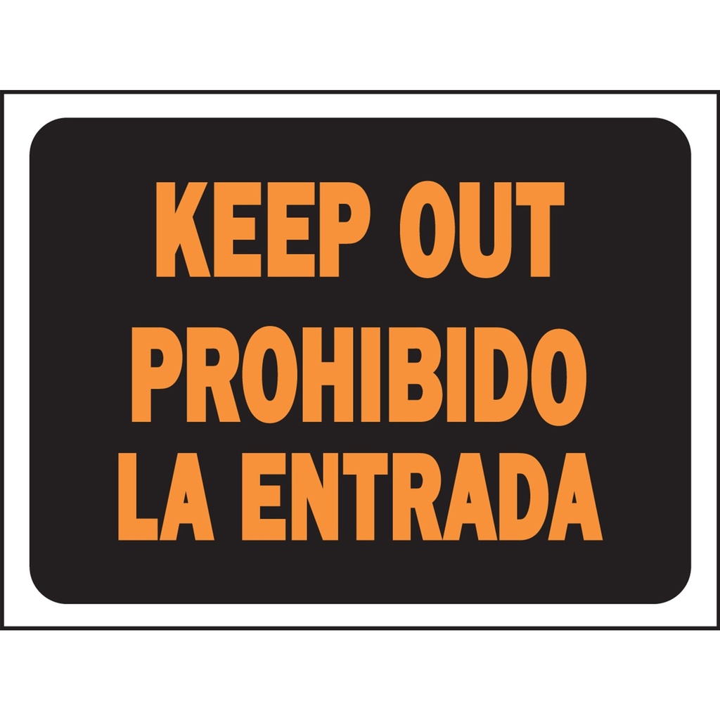 BI-LING KEEP OUT