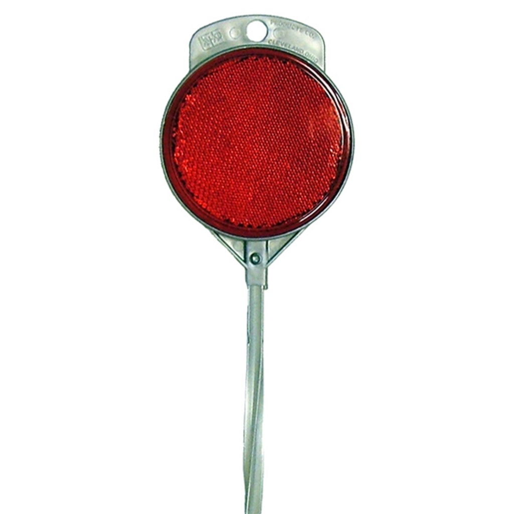 36IN ALUM RED DRIVEWAY MARKER