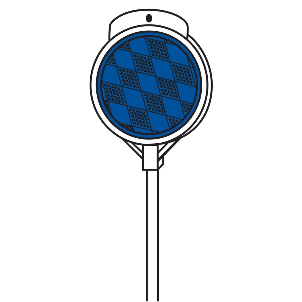 48IN BLUE FIBGL DRIVEWY MRKR