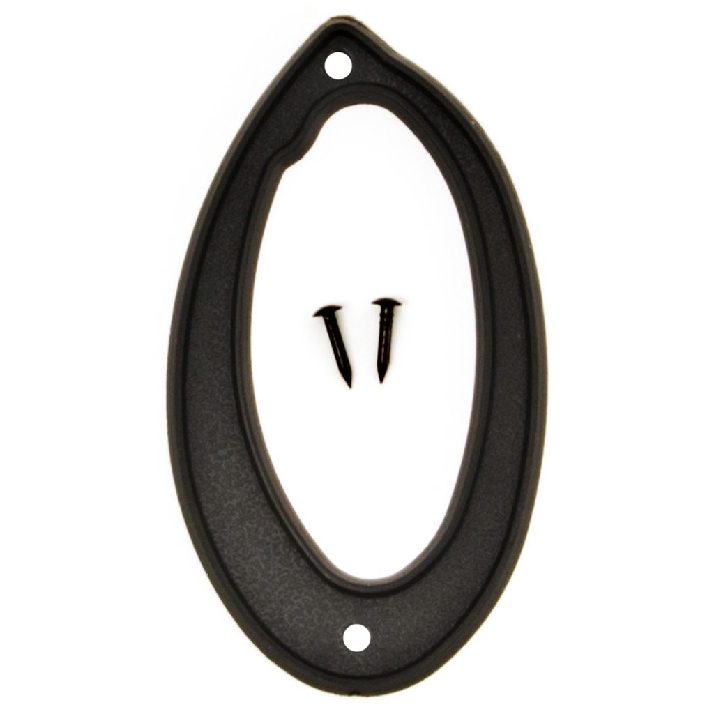 4IN BLACK PLASTIC NBR 0