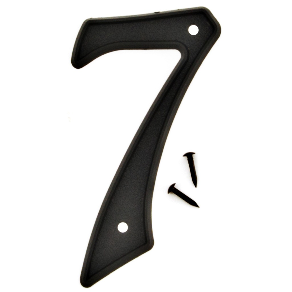 4IN BLACK PLASTIC NBR 7