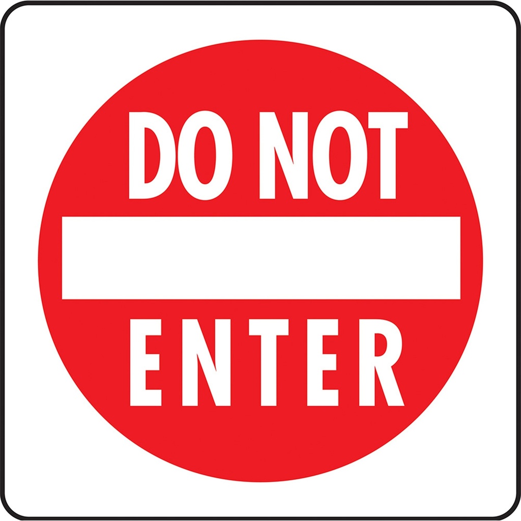 DO NOT ENTER