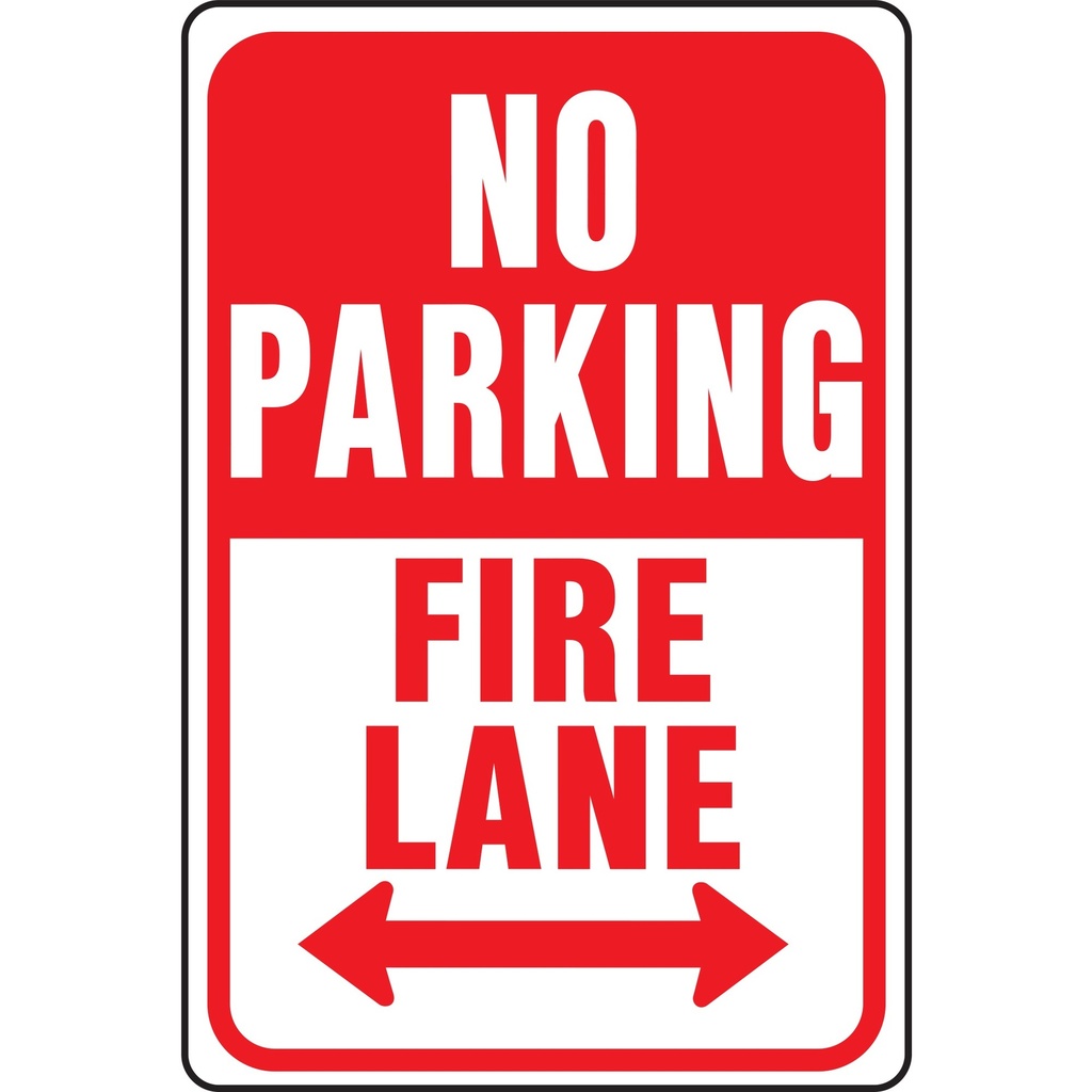 NO PARKING FIRE LANE