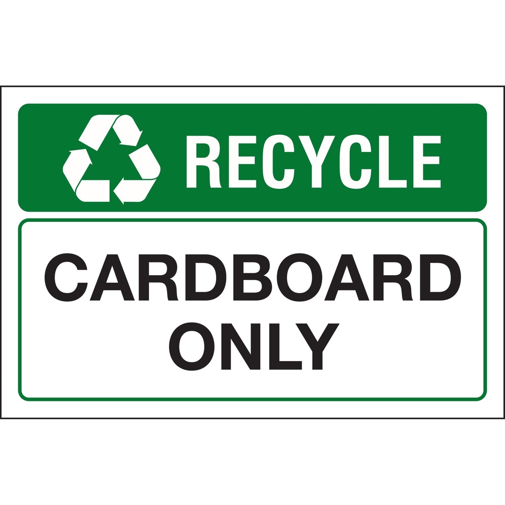 RECYCLE CARDBOARD ONLY