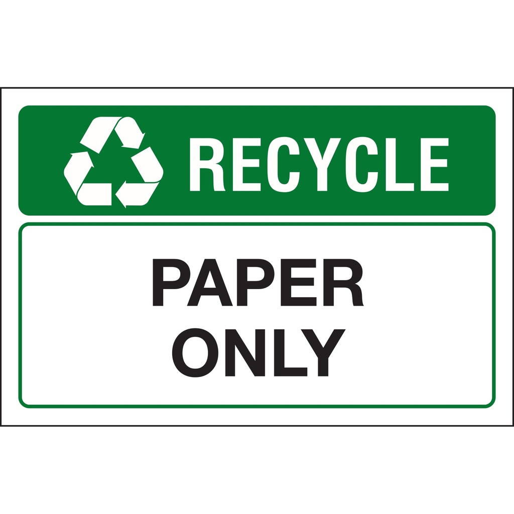 RECYCLE PAPER ONLY