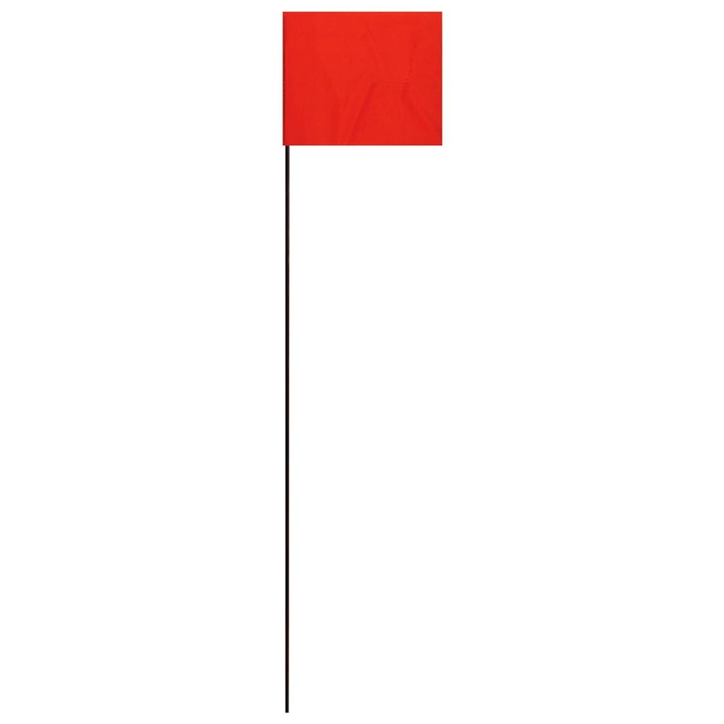 21IN RED STAKE FLAG