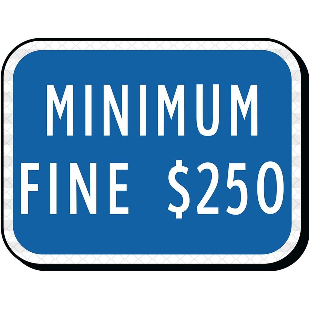 MINIMUM FINE $250-HD REFL