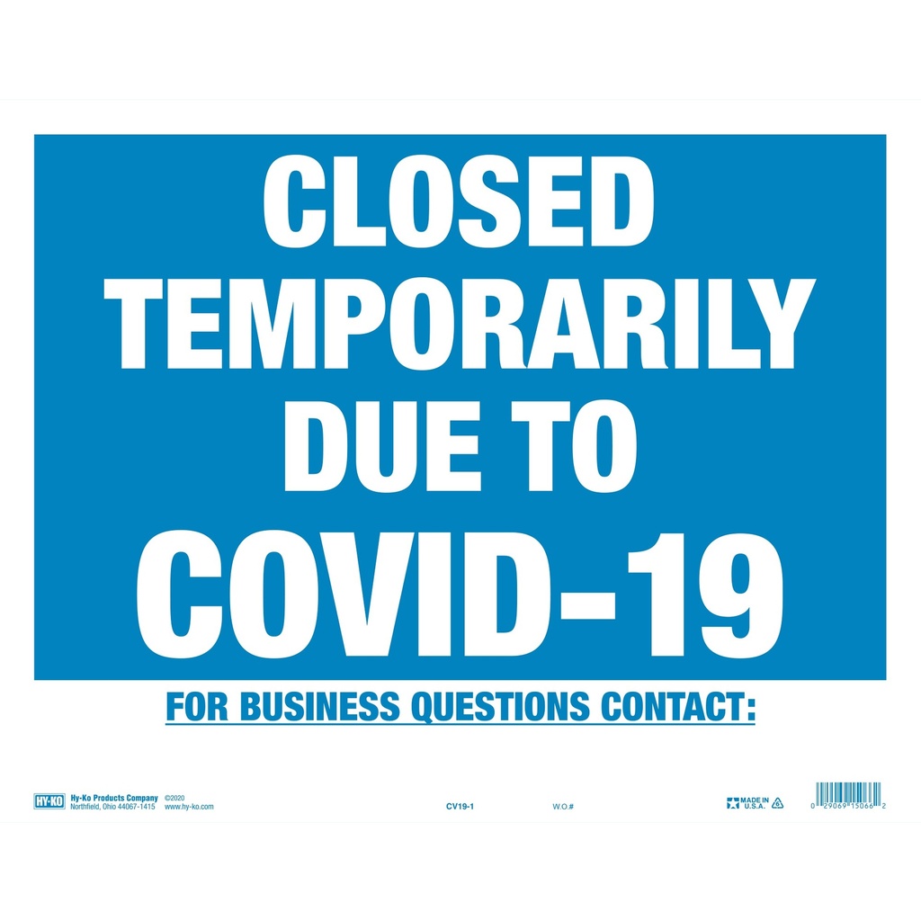 CLOSED TEMP CONTACT