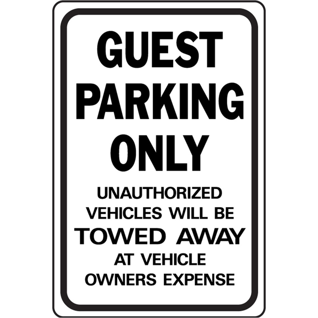 GUEST PARKING ONLY