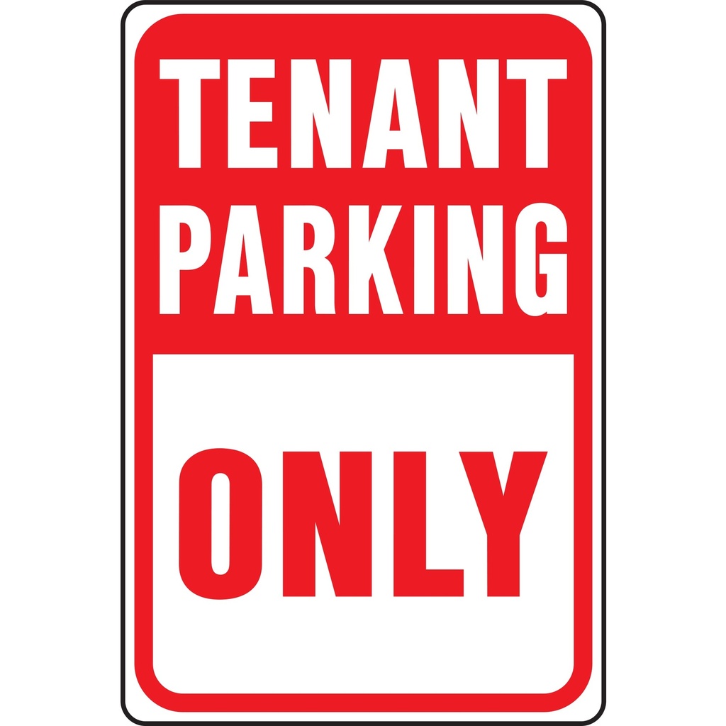 TENANT PARKING ONLY