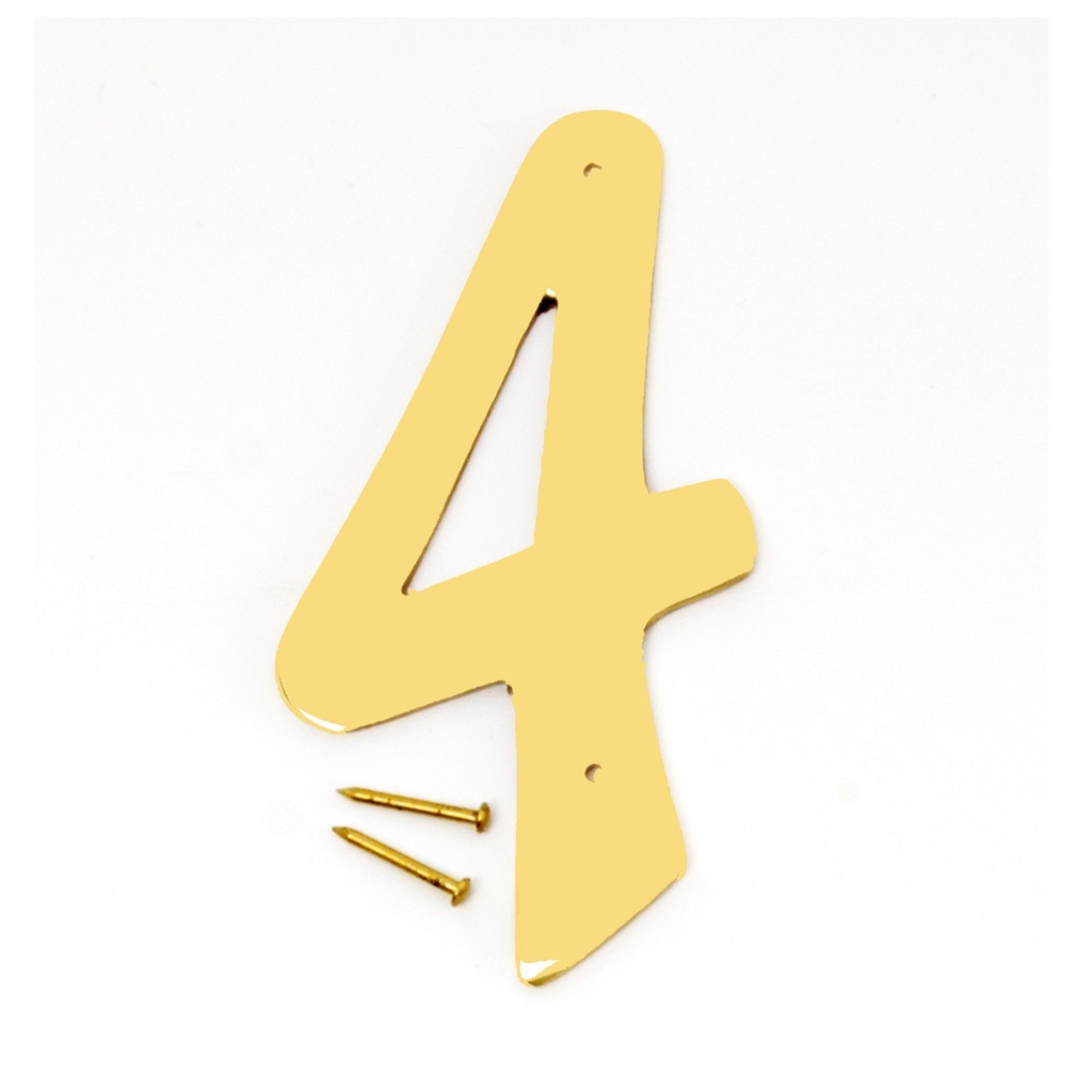 4IN DECORATIVE BRASS NBR 4