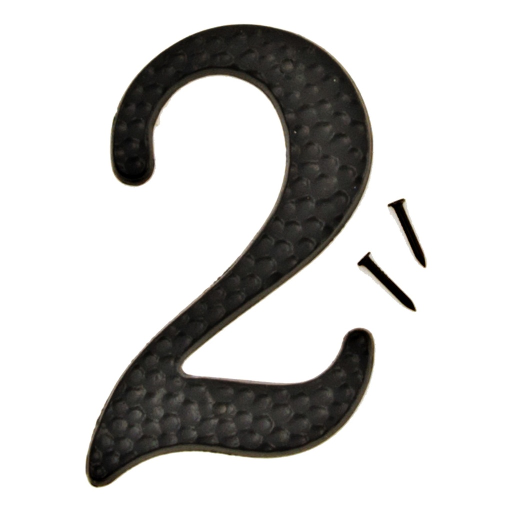 3IN BLACK ALUMINUM NBR 2