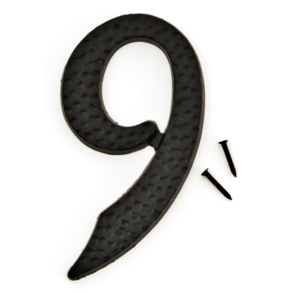 3IN BLACK ALUMINUM NBR 9