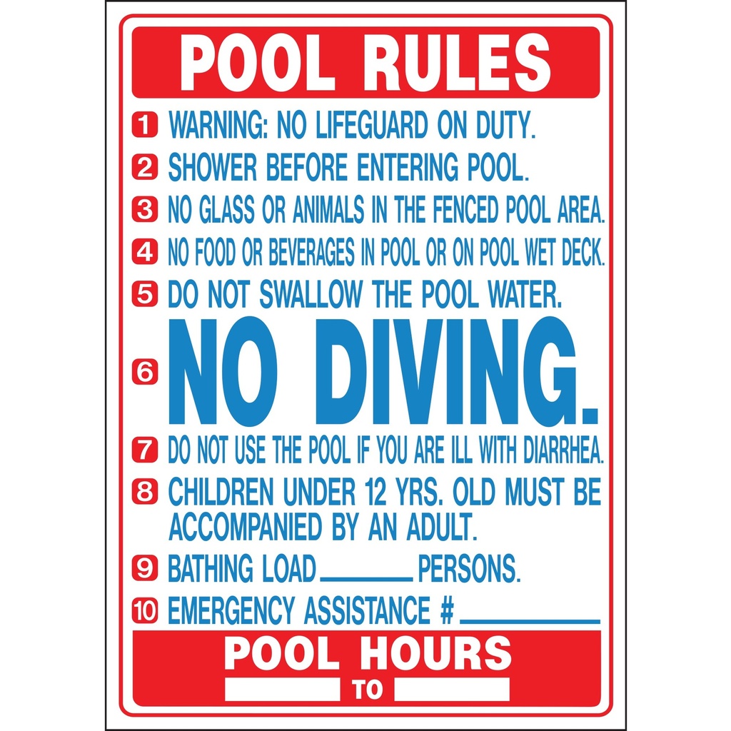 POOL RULES (FLORIDA)