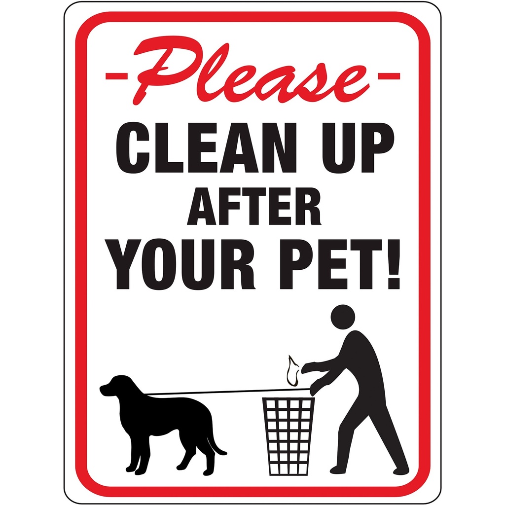 CLEAN UP AFTER YOUR PET