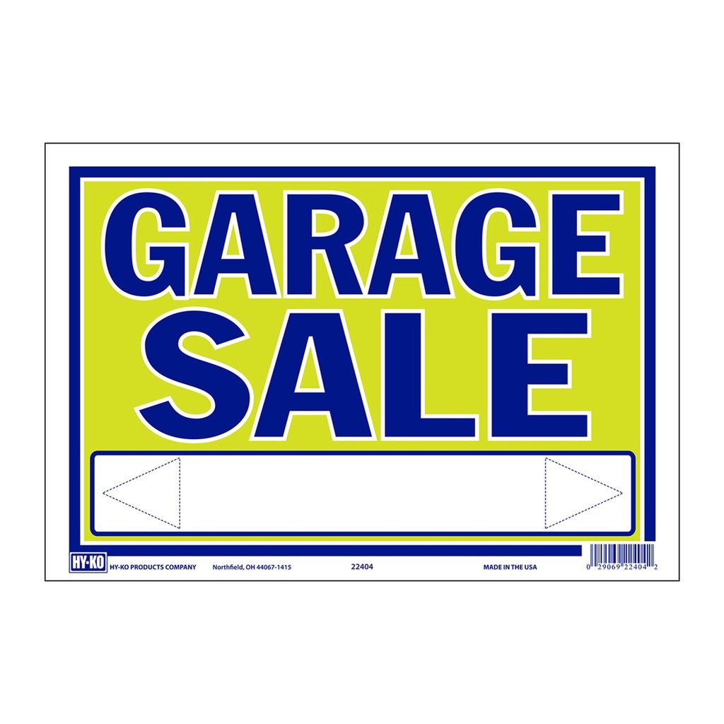 9x13 NEON GARAGE SALE
