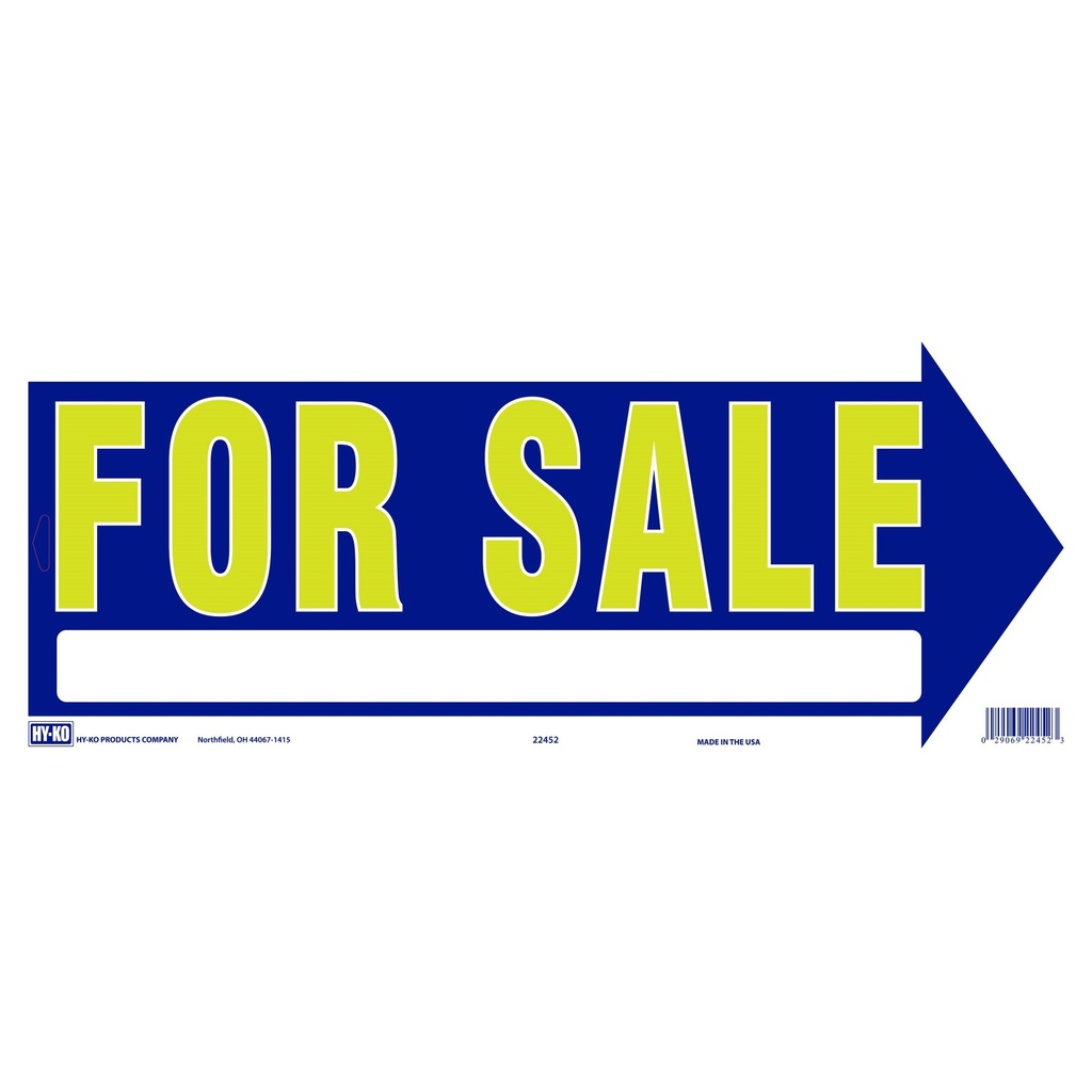 FOR SALE ARROW (YLW BLUE)