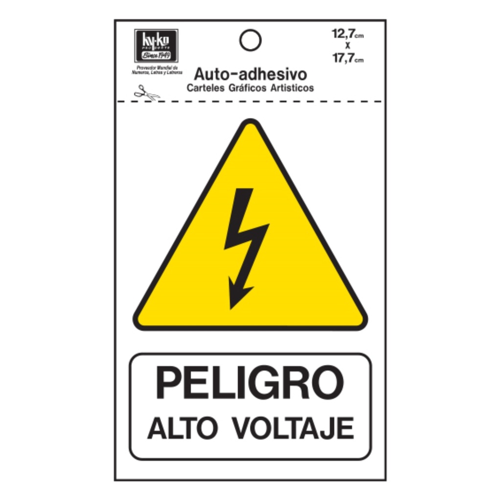 PELIGRO ALTO VOLTAJE